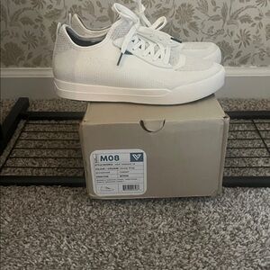 Vessi Men's Knit Low-Top Sneakers - White